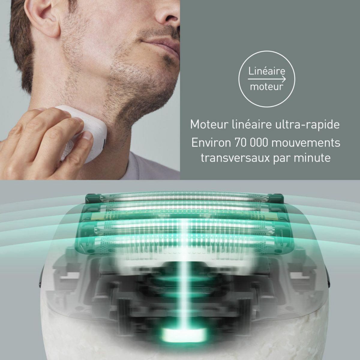 PANASONIC Rasoir électrique 5 lames ES-PV6B-W803