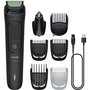 Voir la diapositive 4 : Philips Tondeuse multi usages MG3935/15 Series 3000, 9 hauteurs de coupe, précision 1 mm, autonomie 70mn