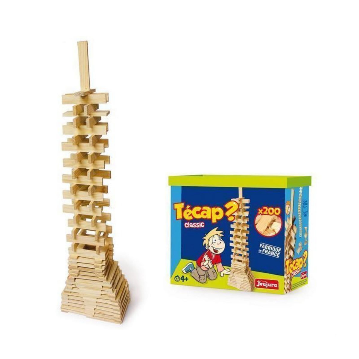 JeuJura JEUJURA - TECAP? Classic 200 planchettes en bois