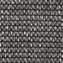 VIDAXL Filet brise-vue PEHD 1x50 m Noir 150 g/m^2