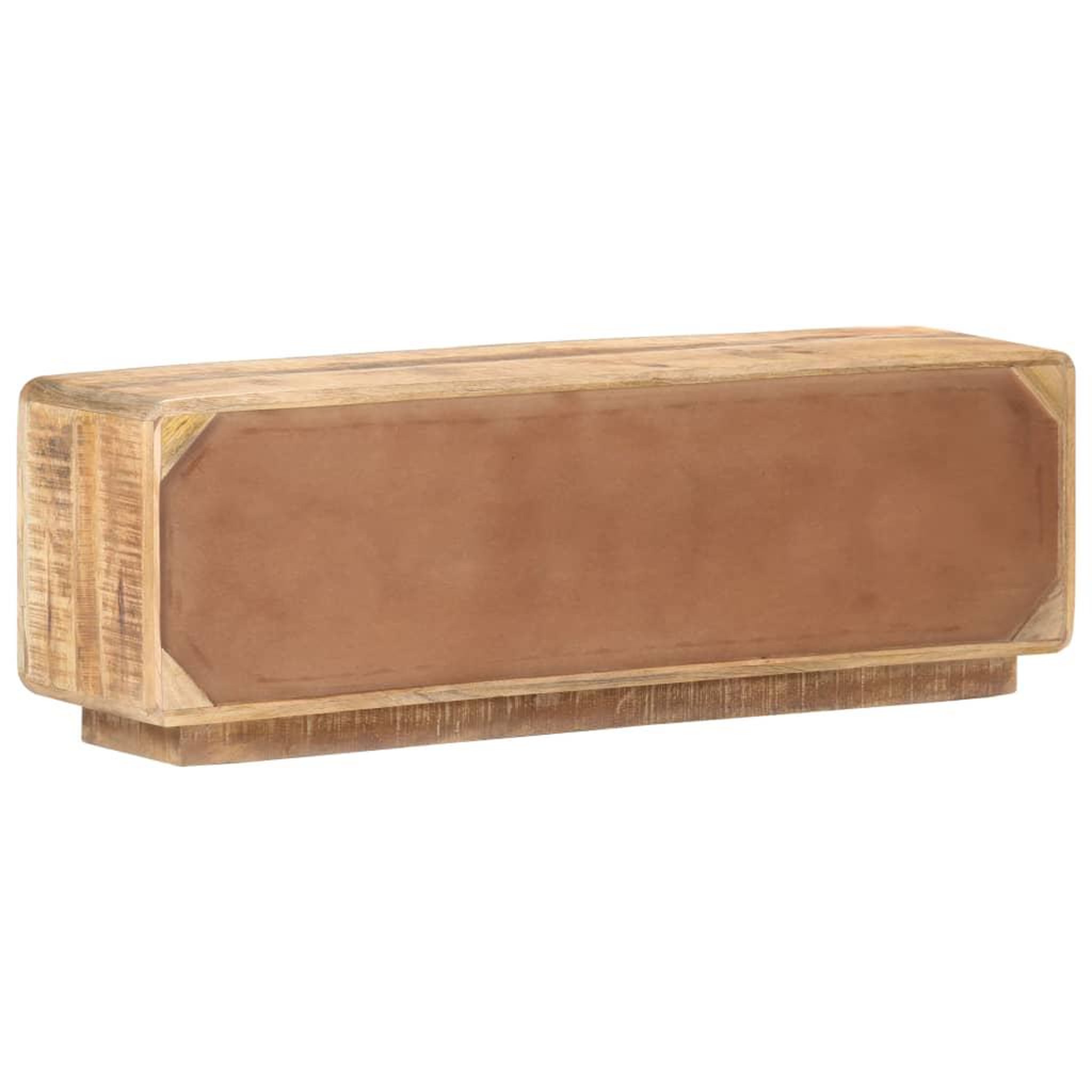 Voir la diapositive 4 : VIDAXL Meuble TV 120x30x40 cm Bois de manguier brut