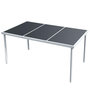 Voir la diapositive 1 : VIDAXL Table de jardin 150x90x74 cm Noir Acier