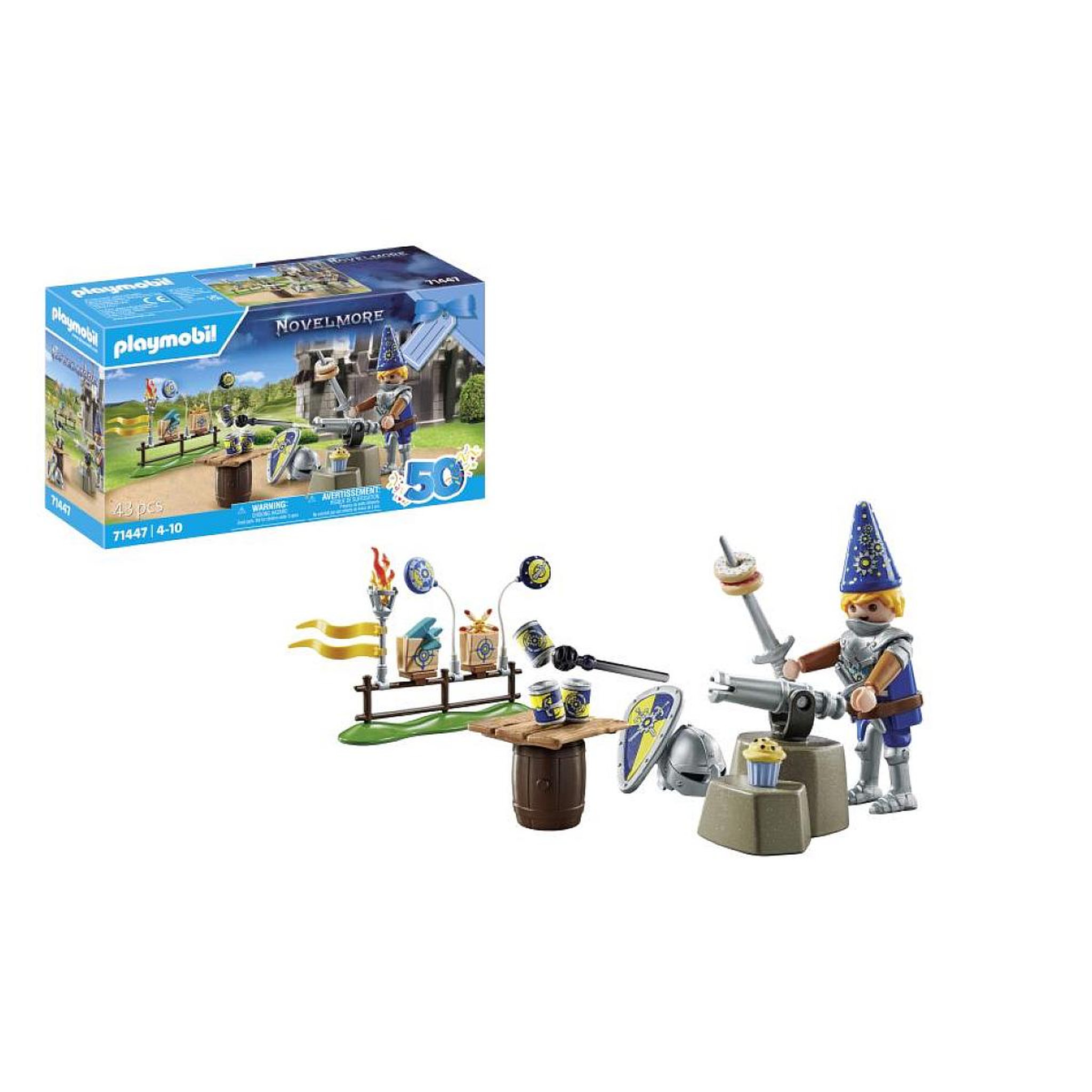 Voir la diapositive 5 : PLAYMOBIL 71447 Chevalier et décorations de fête