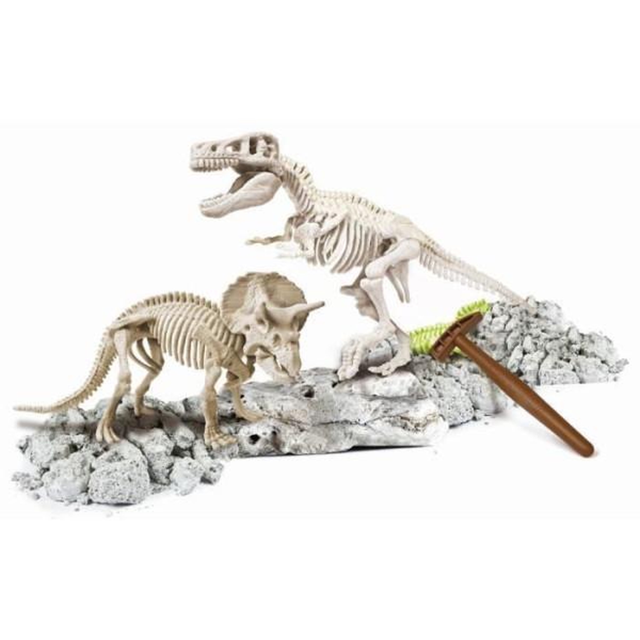 Voir la diapositive 2 : CLEMENTONI Clementoni - science & jeu - archéo ludic - t-rex & tricératops