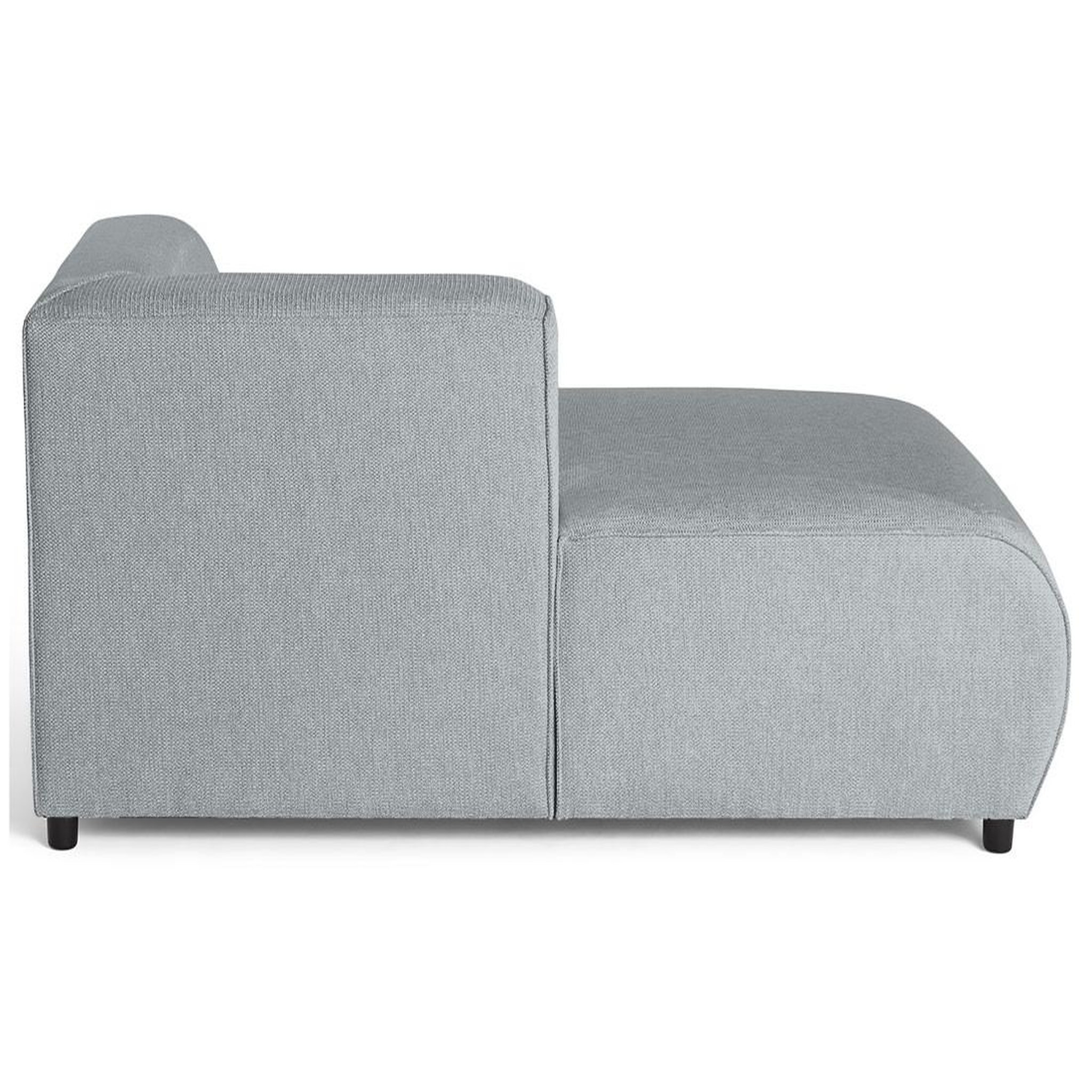 Voir la diapositive 6 : LISA DESIGN Suaro - module d'assise méridienne gauche en tissu texturé