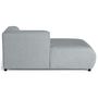 Voir la diapositive 6 : LISA DESIGN Suaro - module d'assise méridienne gauche en tissu texturé