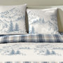 Voir la diapositive 3 : Home collection Parure Housse De Couette 100% flanelle de coton Monty
