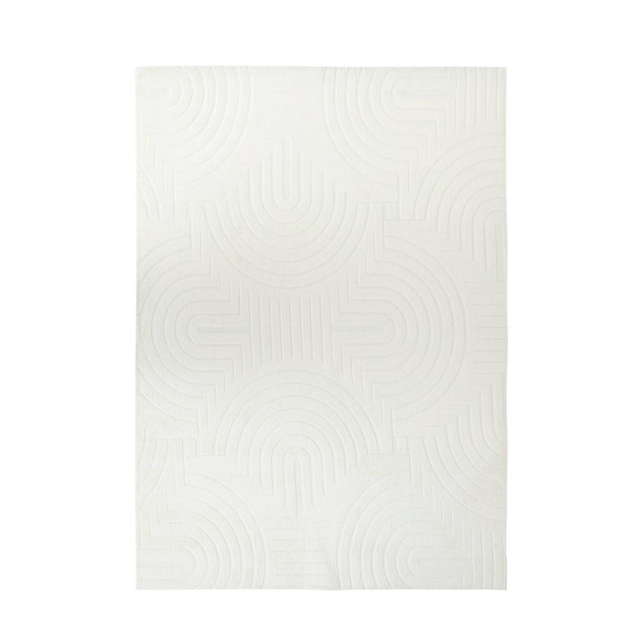 ATMOSPHERA Tapis imitation fourrure  arka  60x90cm ivoire