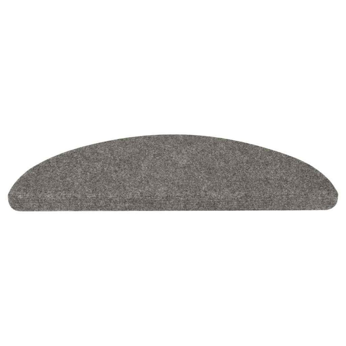 VIDAXL Tapis d'escalier auto-adhesifs 20 pcs gris 65x22,5x3,5 cm