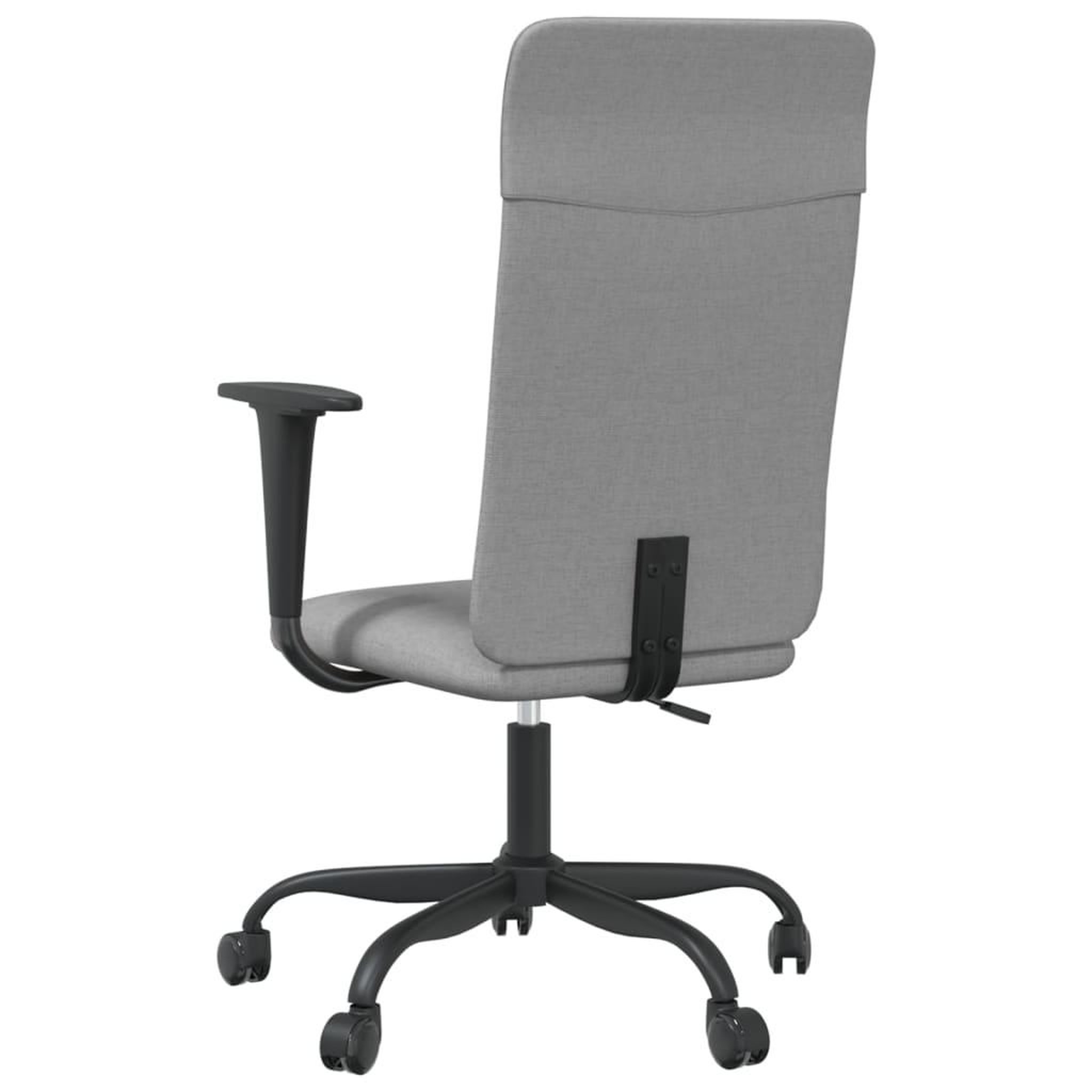 Voir la diapositive 5 : VIDAXL Chaise de bureau reglable en hauteur gris clair tissu