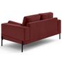 Voir la diapositive 6 : LISA DESIGN Isaure - canapé droit 2 places en velours