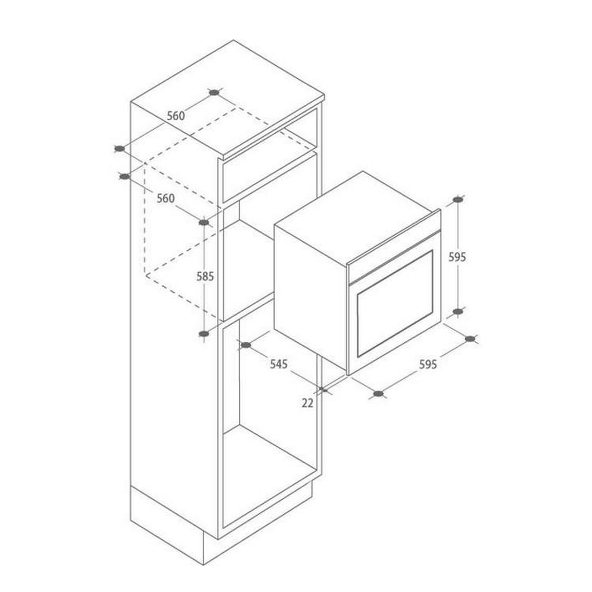 Voir la diapositive 3 : Rosieres Four intégrable multifonction 75l 60cm a pyrolyse inox - rfc3cm5579in