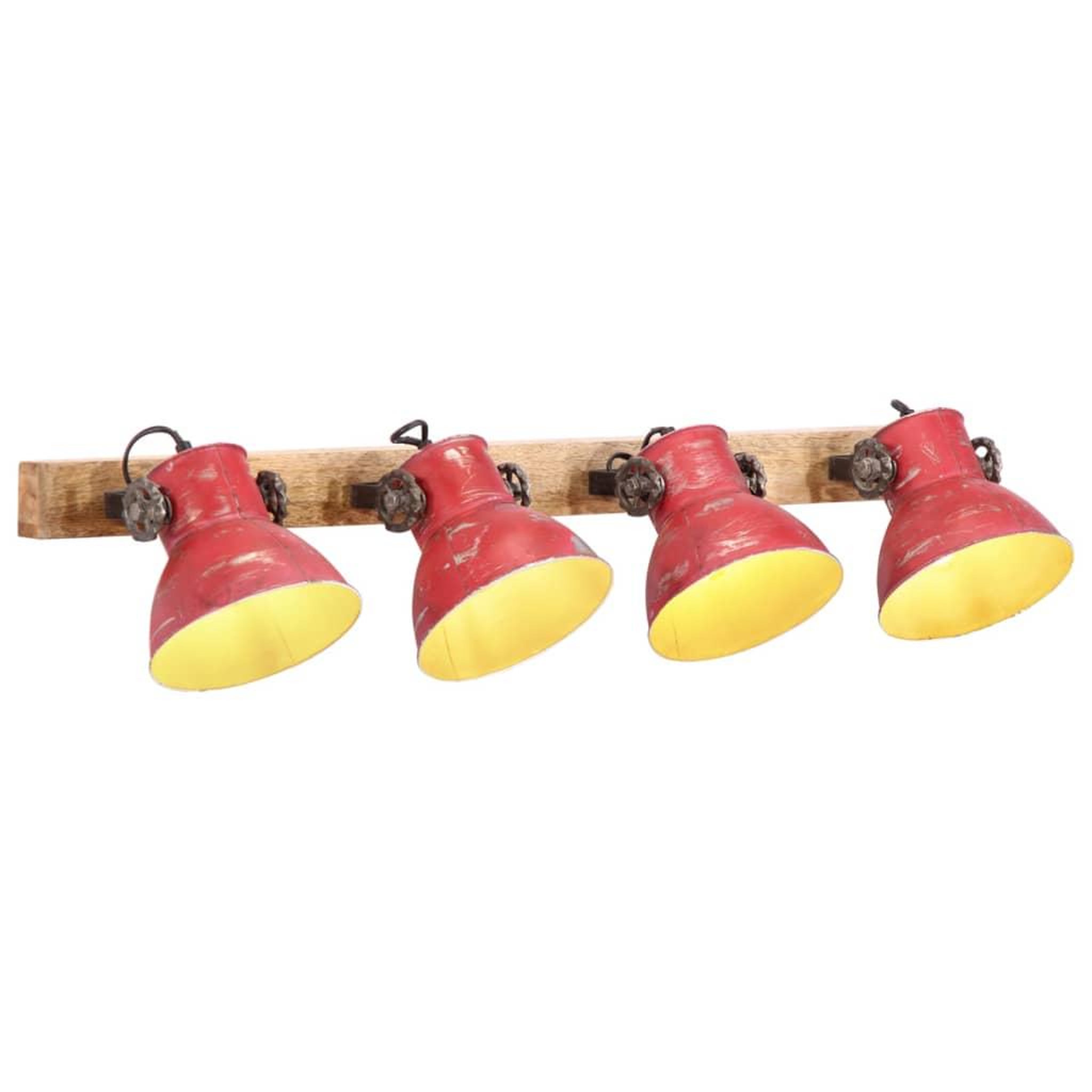 VIDAXL Lampe murale 25 W rouge delave 90x25 cm E27