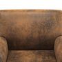 Voir la diapositive 6 : VIDAXL Fauteuil marron similicuir daim