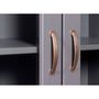 Voir la diapositive 6 : Paris Prix Vaisselier 2 Portes & 3 Tiroirs  Zernan  190cm Gris
