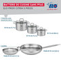 Voir la diapositive 2 : ELO Ensemble de 2 Poêles de cuisson 24 et 32 cm et 3 faitouts 12, 14 et 16 cm Elo Profi Citrin