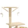 Voir la diapositive 5 : VIDAXL Arbre a chat avec griffoirs en sisal 230-250 cm Beige