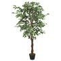 Voir la diapositive 2 : VIDAXL Ficus artificiel 378 feuilles 80 cm vert