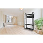 Voir la diapositive 2 : Paris Prix Meuble d'Entrée Vestiaire  Sicaret  180cm Noir Mat