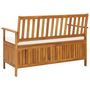Voir la diapositive 5 : VIDAXL Banc de rangement de jardin Bois d'acacia solide 120x63x84 cm