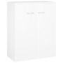 Voir la diapositive 2 : VIDAXL Buffet blanc 60x30x75 cm bois d'ingenierie