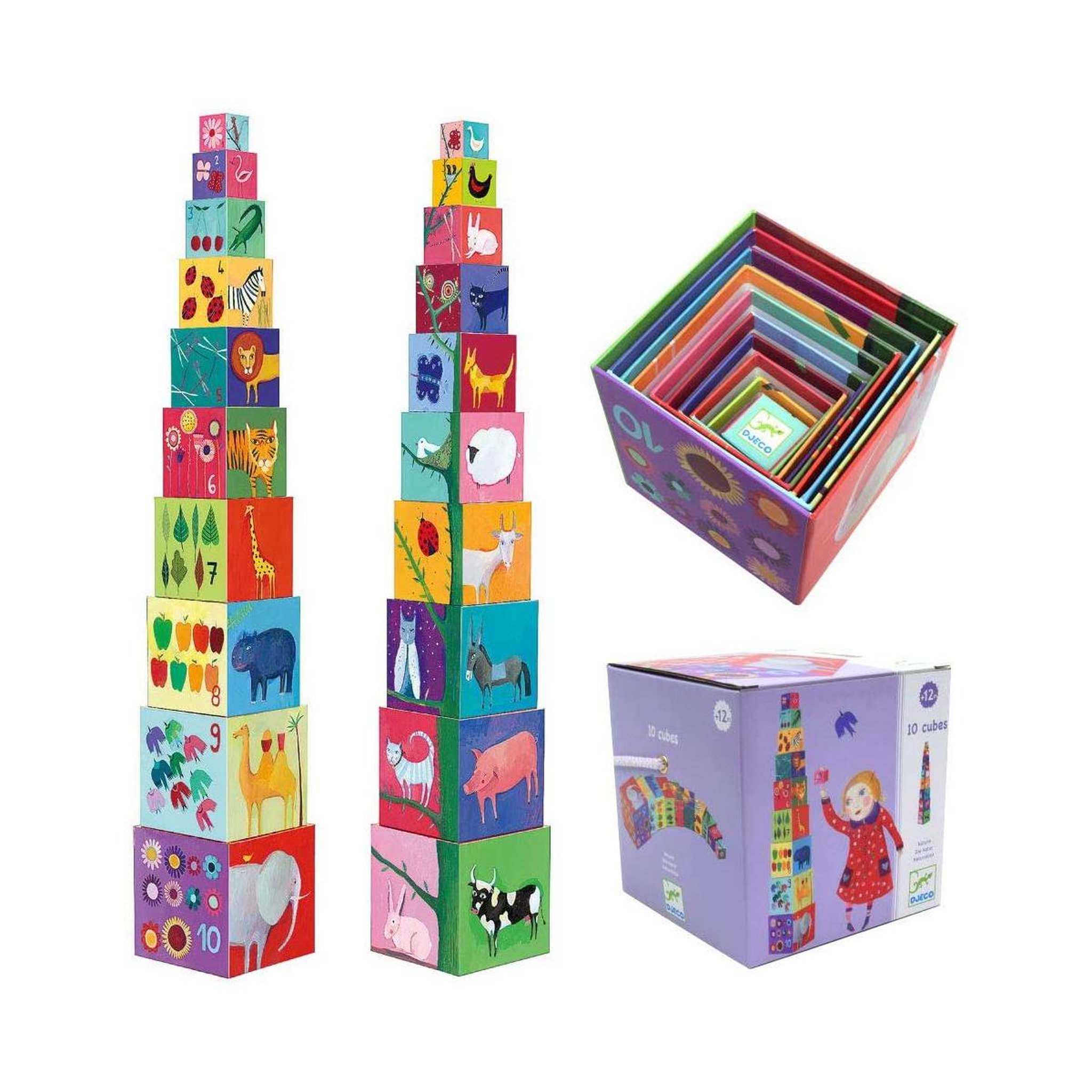 Djeco Cubes premiers age Nature et animaux