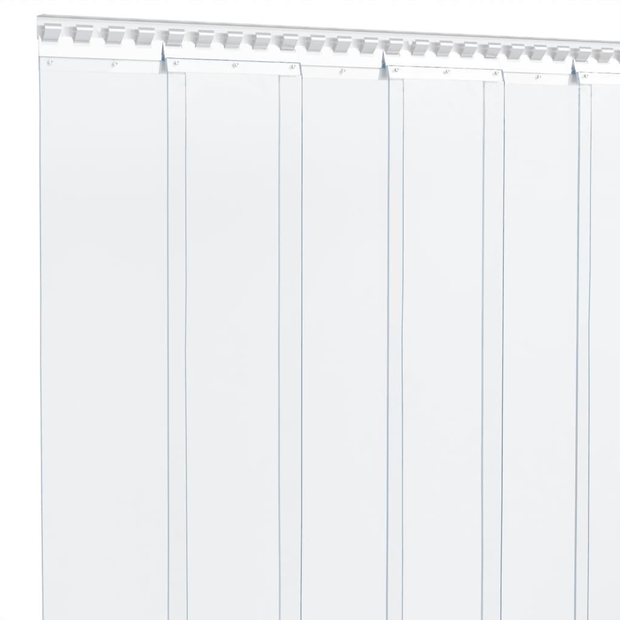 Voir la diapositive 3 : VIDAXL Rideau de porte transparent 200 mmx1,6 mm 10 m PVC