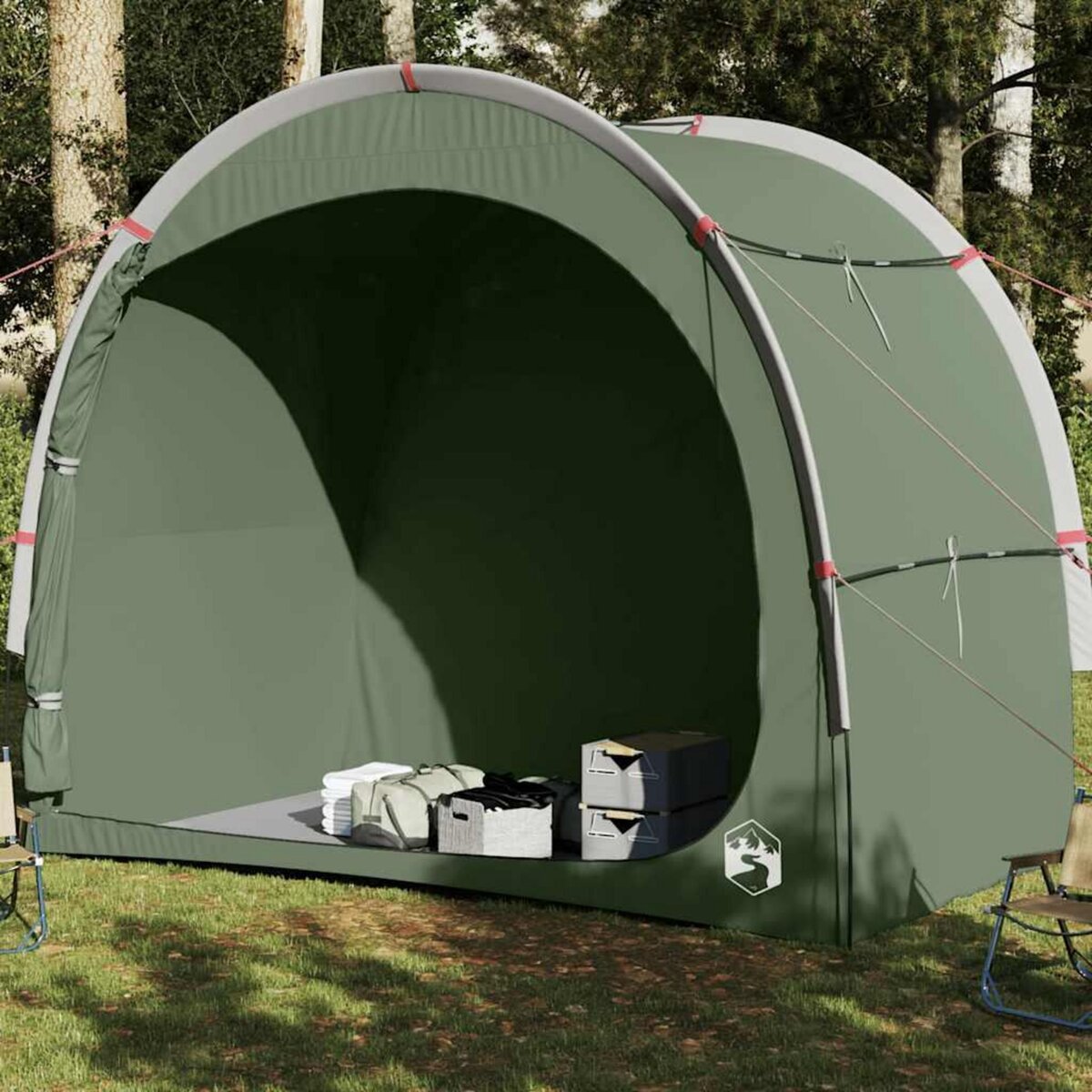 VIDAXL Tente de rangement vert impermeable
