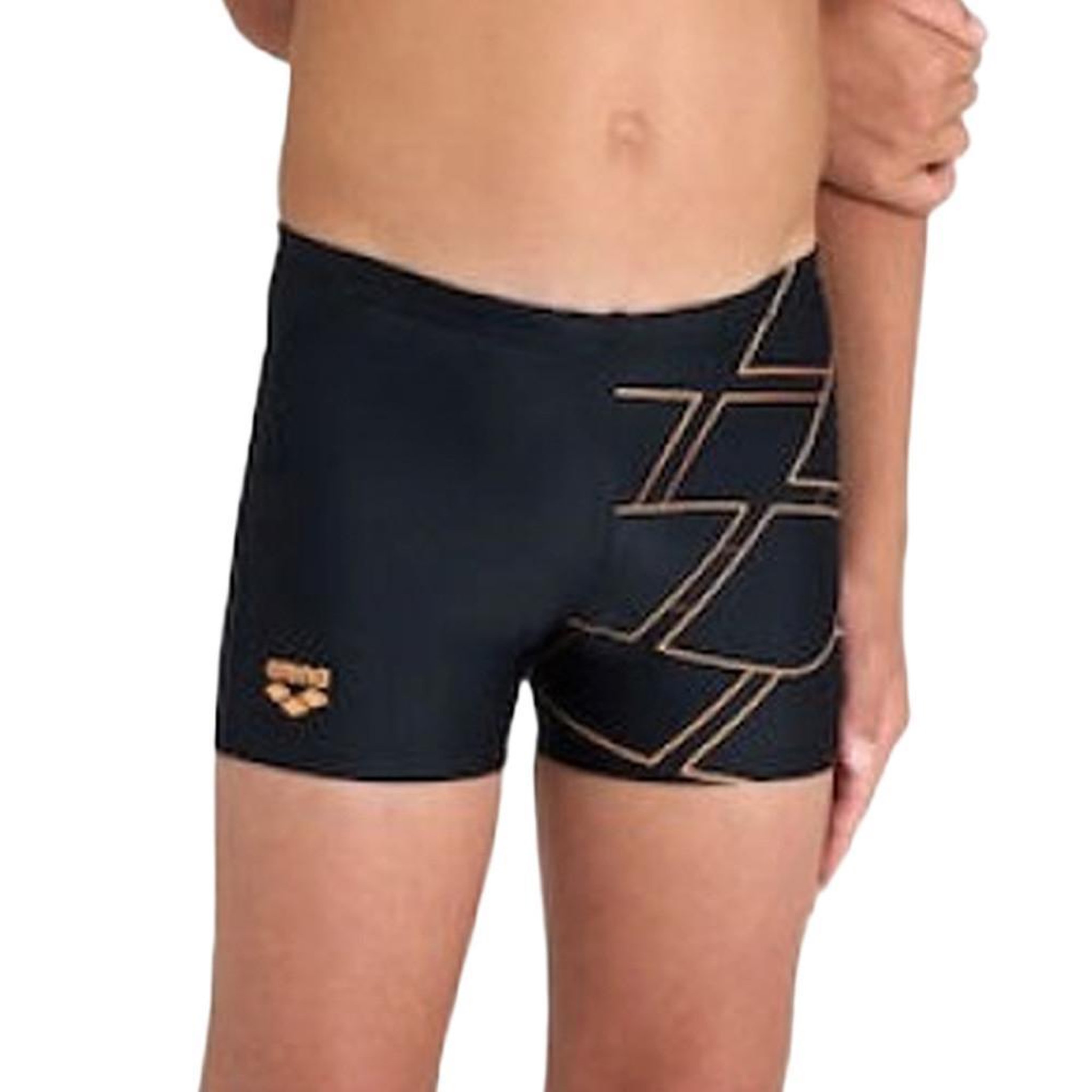 Voir la diapositive 1 : ARENA Boxer de bain /Orange Garçon Arena Mark