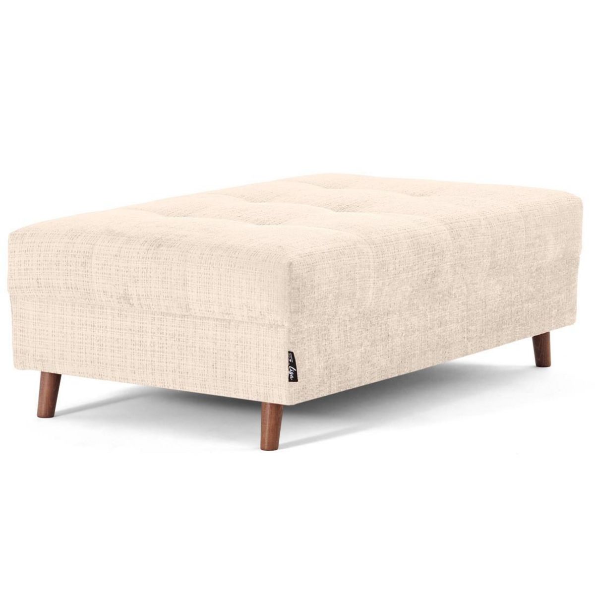 LISA DESIGN Rune - pouf en velours texturé