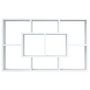 Voir la diapositive 5 : VIDAXL Etagere murale blanc 85x16x52,5 cm bois d'ingenierie