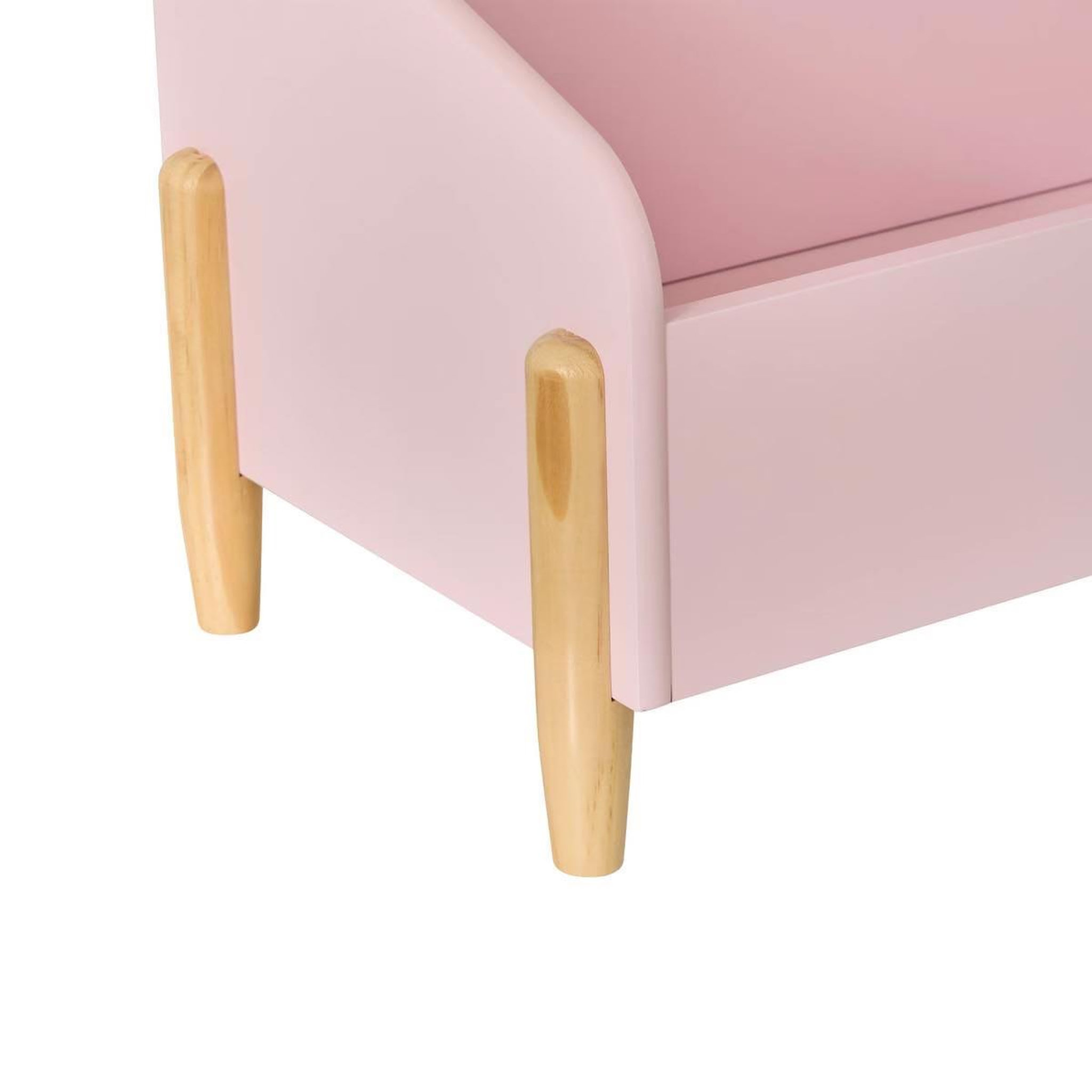 Voir la diapositive 2 : Atmosphera Kids Coffre enfant  douceur  61cm rose
