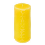 COMPTOIR DE LA BOUGIE Bougie Parfumée Ronde  Citronnelle  15cm Jaune