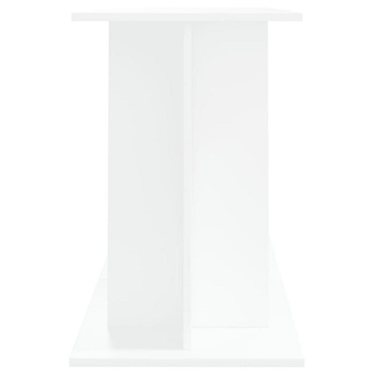 VIDAXL Support pour aquarium blanc 120x40x60 cm bois d ingénierie