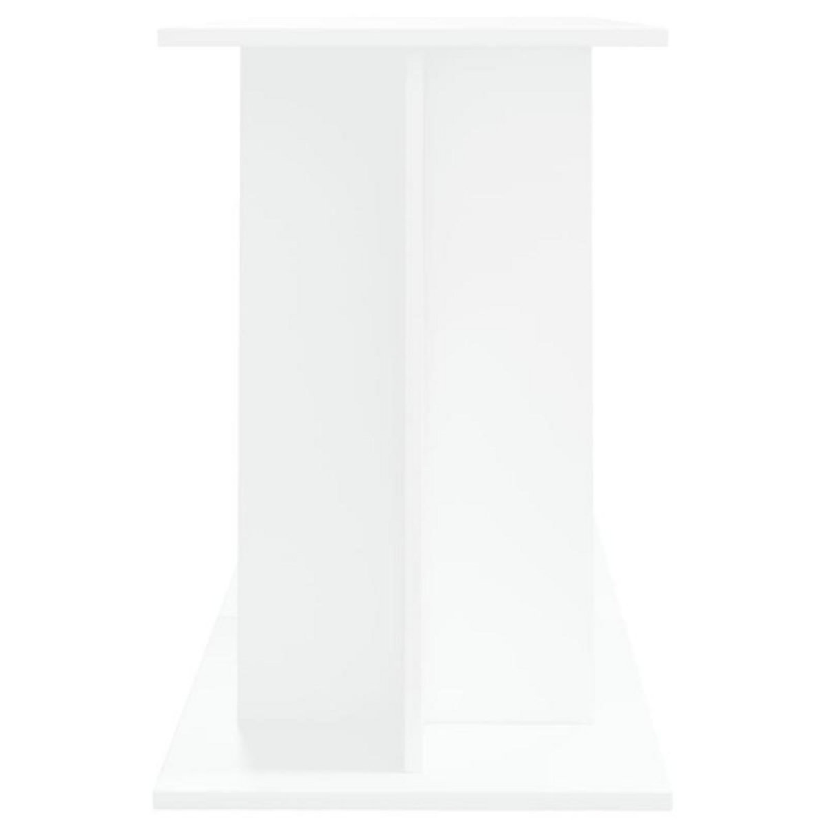 VIDAXL Support pour aquarium blanc 120x40x60 cm bois d ingénierie