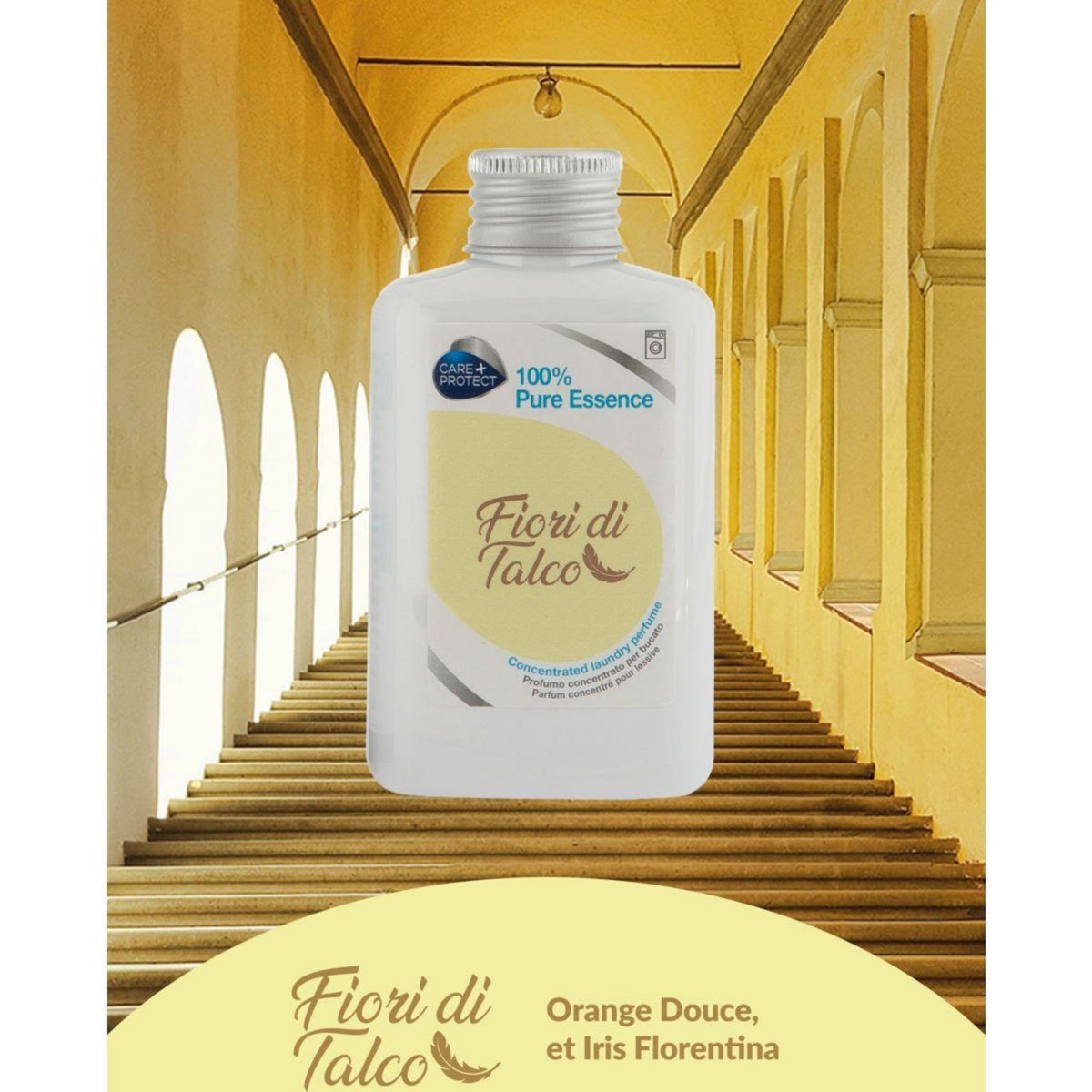 CARE PROTECT Parfum de linge pour lave-linge / Fiori Di Talco - 100ml