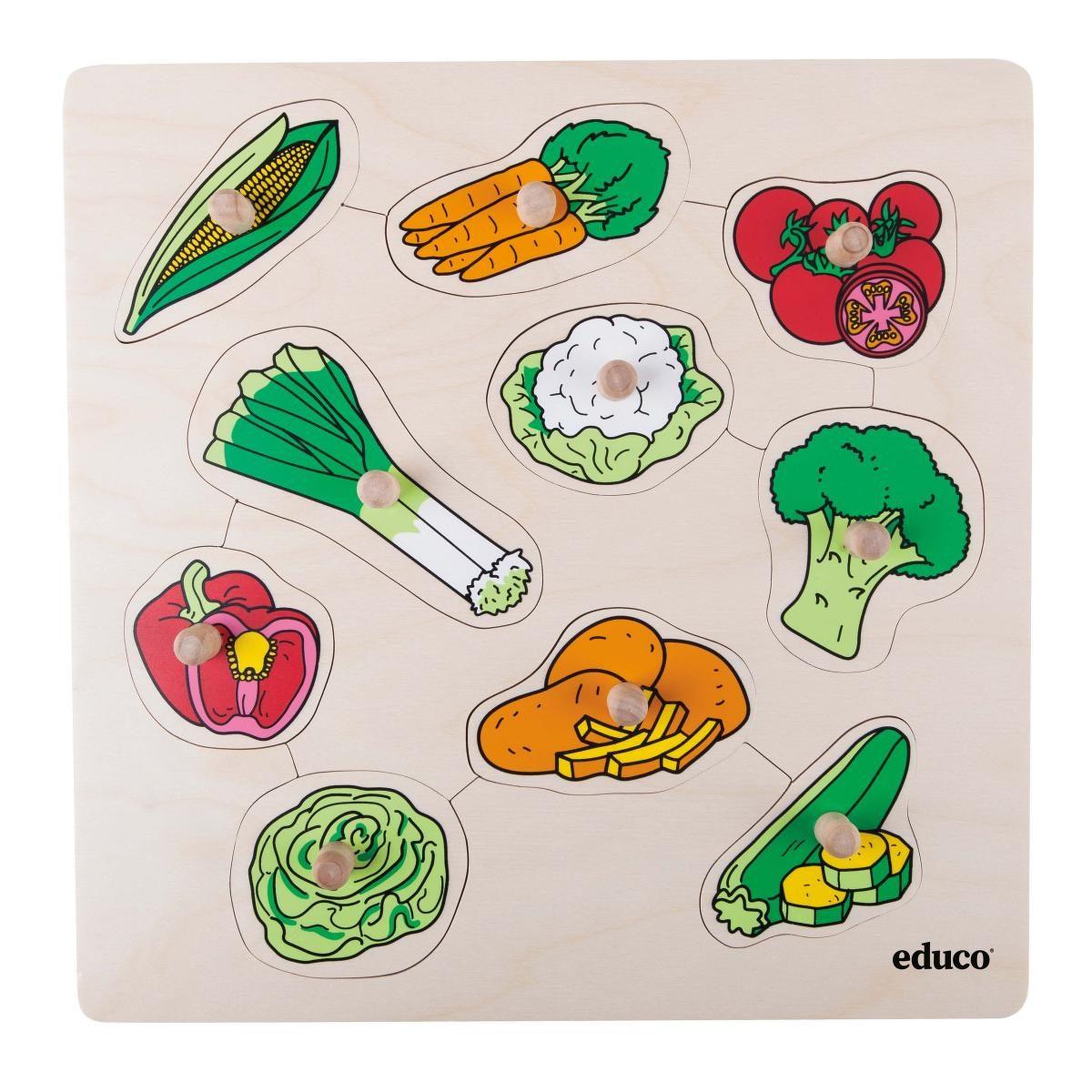 EDUCO Légumes — 10 pièces de puzzle