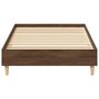 Voir la diapositive 5 : VIDAXL Cadre de lit sans matelas chene marron 75x190cm bois ingenierie