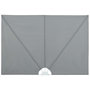 Voir la diapositive 2 : VIDAXL Auvent lateral pliable de terrasse Gris 400 x 200 cm