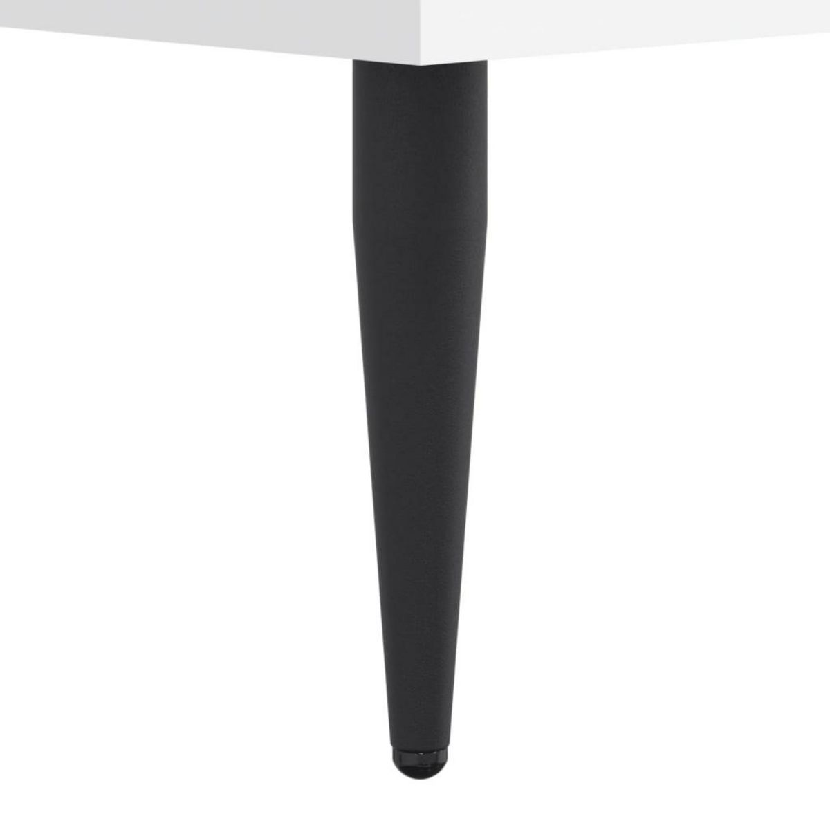 VIDAXL Cadre de lit sans matelas blanc 140x190 cm bois d'ingenierie