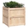 Voir la diapositive 4 : VIDAXL Jardiniere d'exterieur 60x60x60 cm bois de pin massif