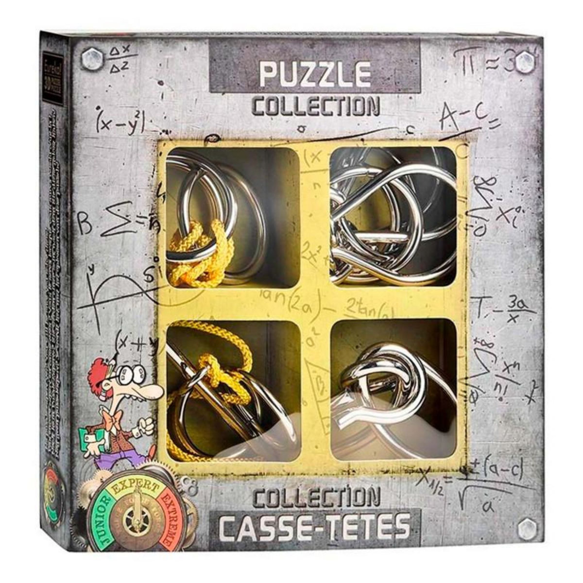 Eureka Toys EUREKA Metal Brain Puzzles Expert, 4pcs.