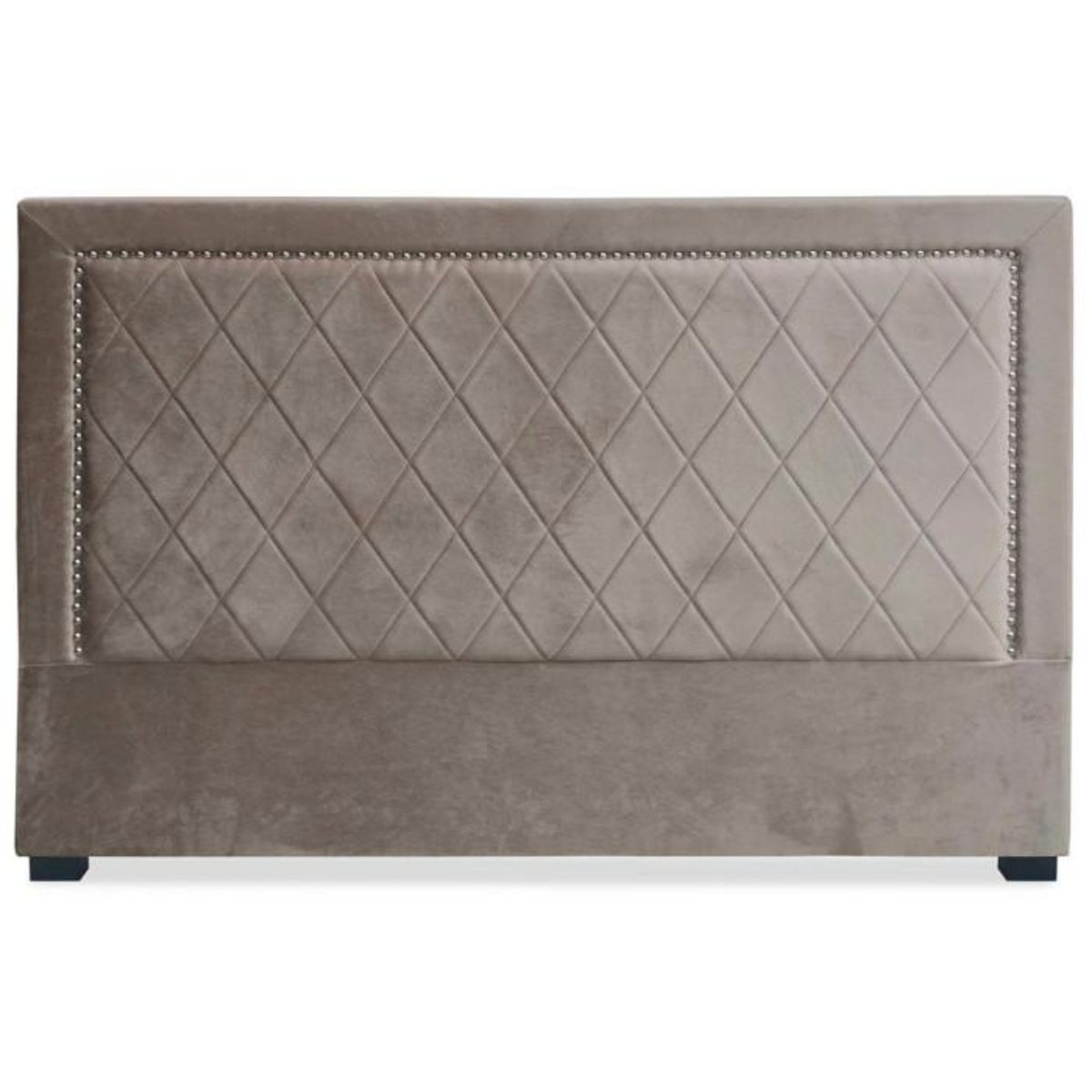 Paris Prix Tête de Lit Design en Velours  Sofia  180cm Taupe