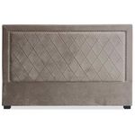 Paris Prix Tête de Lit Design en Velours  Sofia  180cm Taupe