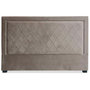 Voir la diapositive 1 : Paris Prix Tête de Lit Design en Velours  Sofia  180cm Taupe