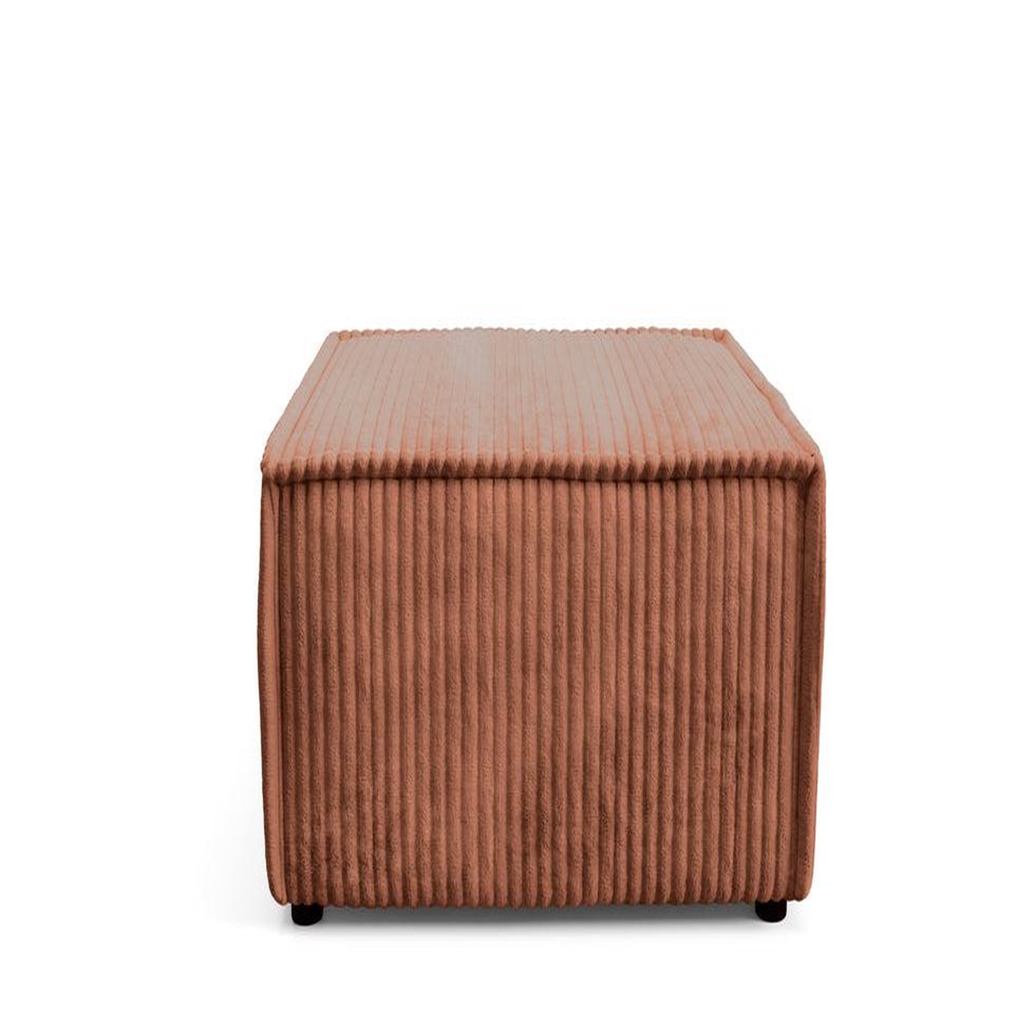 Voir la diapositive 1 : CASANOVA PARIS Laria - pouf gros velours côtelé