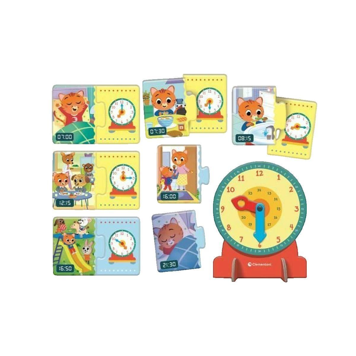 CLEMENTONI Horloge éducative Clementoni multicolore