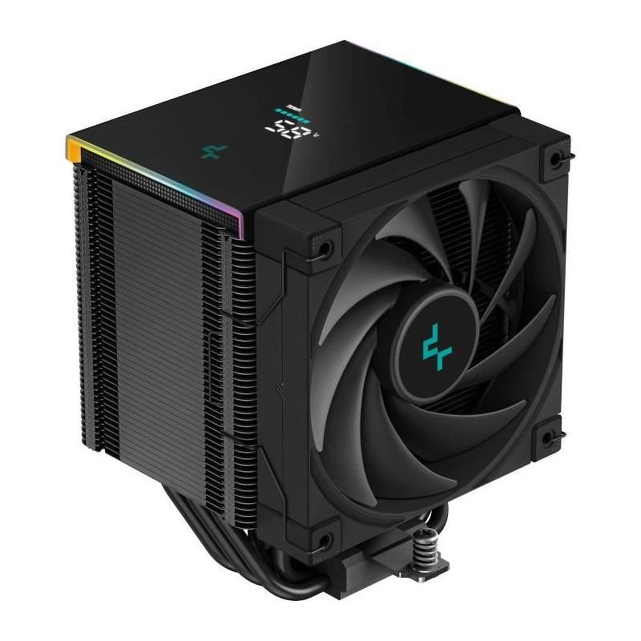 Voir la diapositive 2 : Deepcool DEEPCOOL - AK500 Digital (Noir) - Ventirad CPU - 1x120mm - ARGB - Afficheur Digital