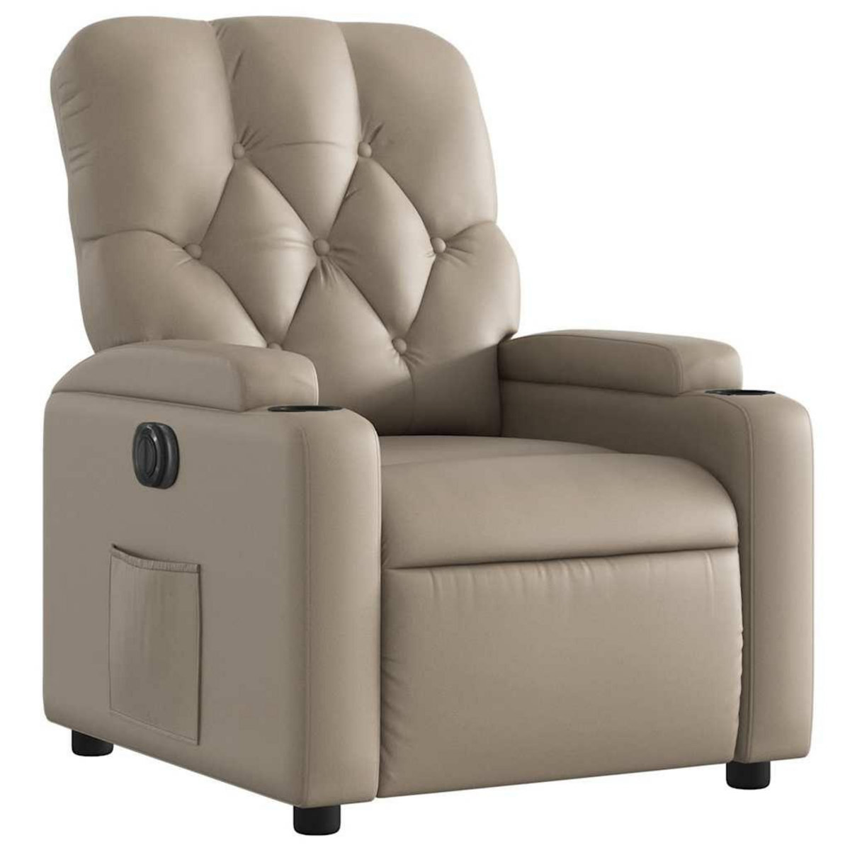 VIDAXL Fauteuil inclinable electrique Cappuccino Similicuir