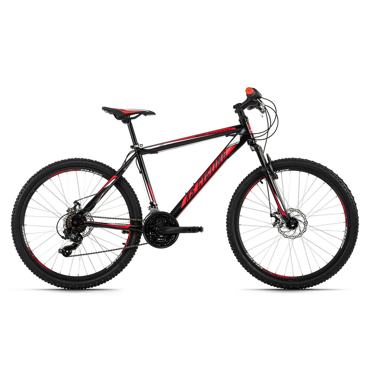 VTT semi rigide 26 Sharp noir rouge TC 51 cm pas cher Auchan